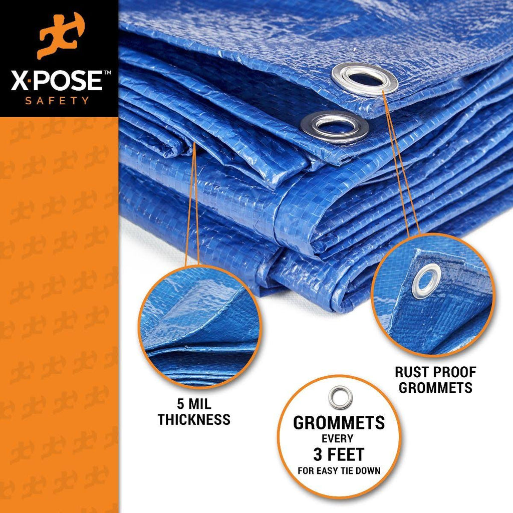 Blue Poly Tarps 20 x 25 Case of 4 X144