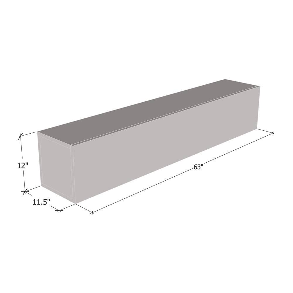White Wall-Mounted Shelf Cabinet K31842
