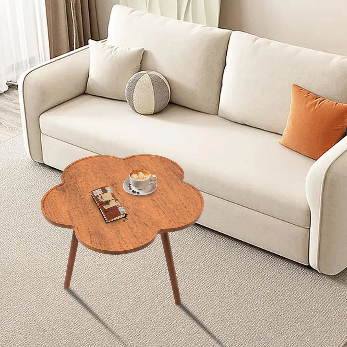 23.6" Flower Shape Coffee Table W974