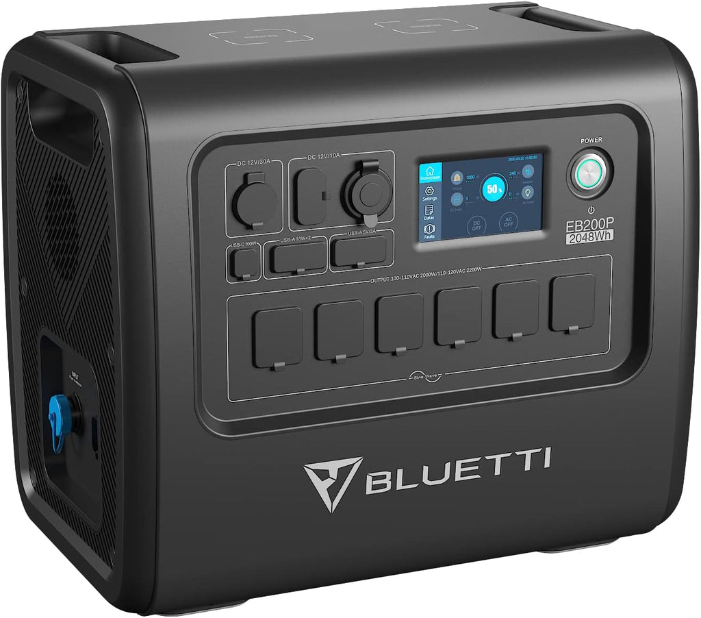 Portable Power Station 2200W 2048Wh Solar Generator O99560