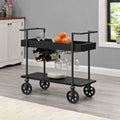 Aged Black Bar Cart T138894