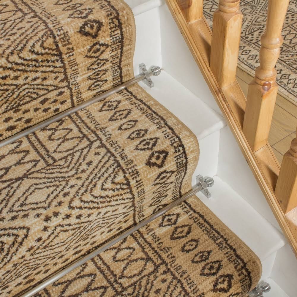 Afrikans Berber Stair Carpet Runner 17 foot N8726