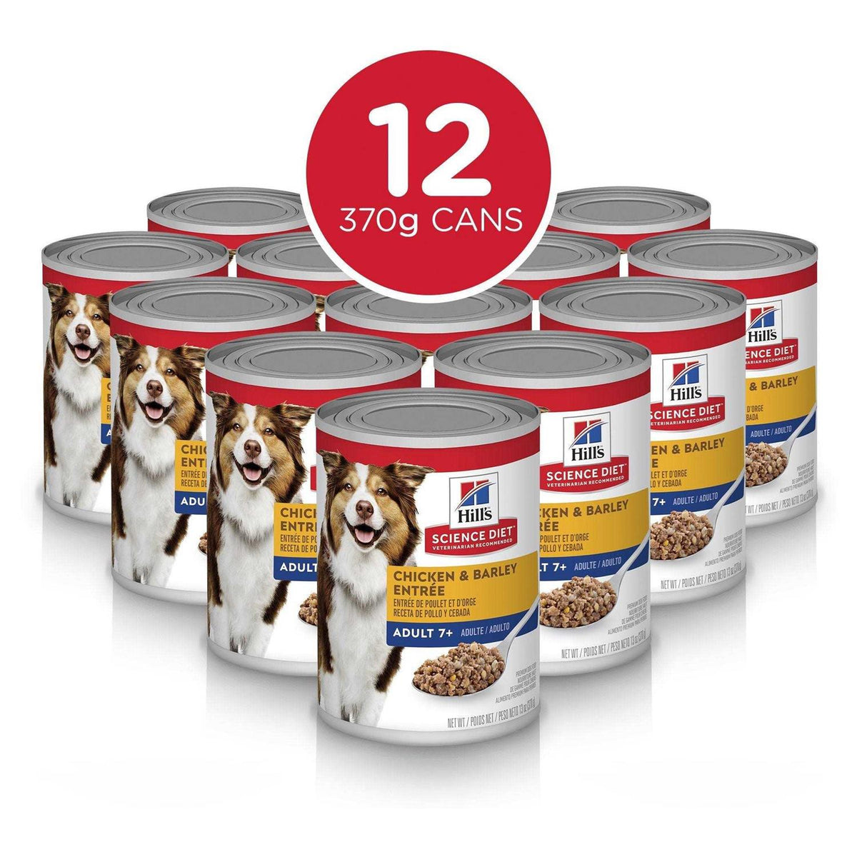 Adult 7+ Beef & Barley Entree Dog Food U65698