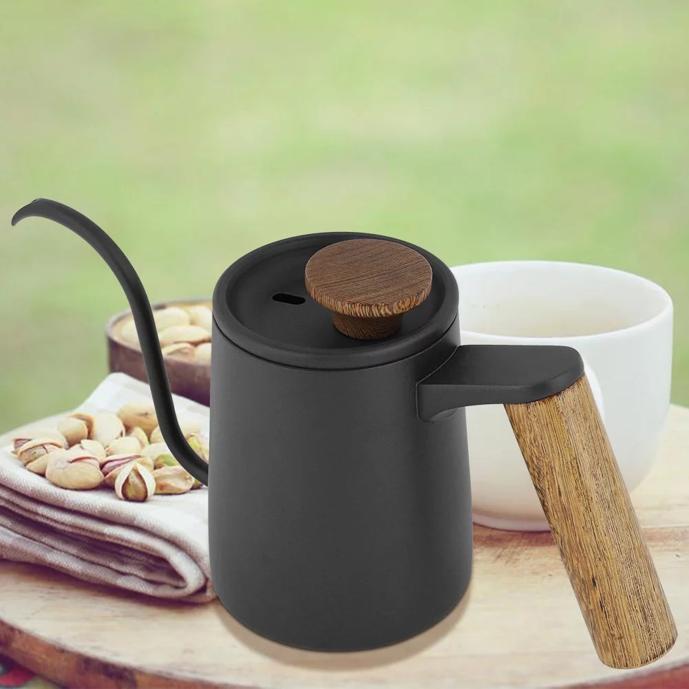 350ml Stainless Steel Gooseneck Drip Coffee Pot Q89419