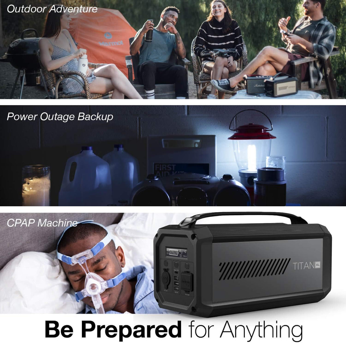 Portable Power Station 500Wh Lithium Battery E84405