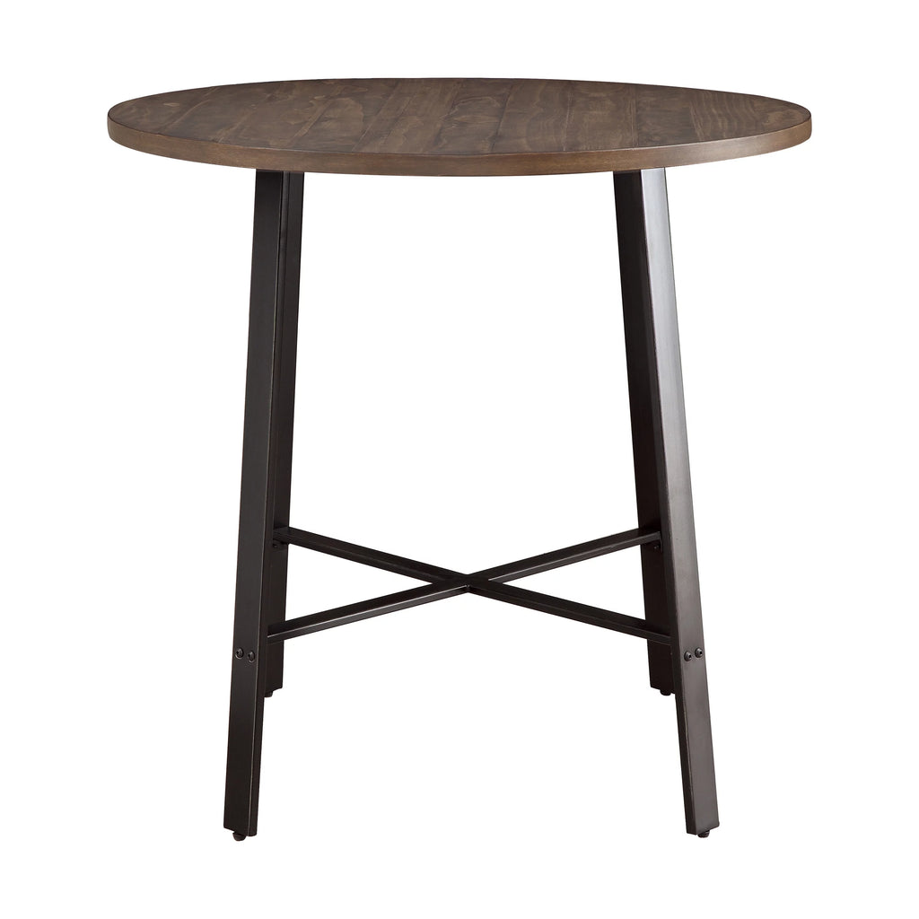 Brown Round 4-Seater Counter Height Table B6612
