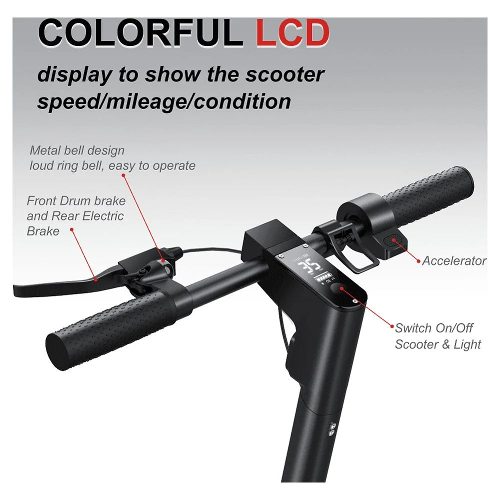 500W Foldable Electric Scooter with Air Tire E360964
