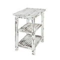 White End Table with Storage X4627