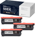 Compatible Toner Cartridges Replacement Black 3-Pack J4128