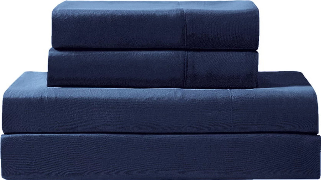 Blue 8-Piece Reversible Comforter Set M5994