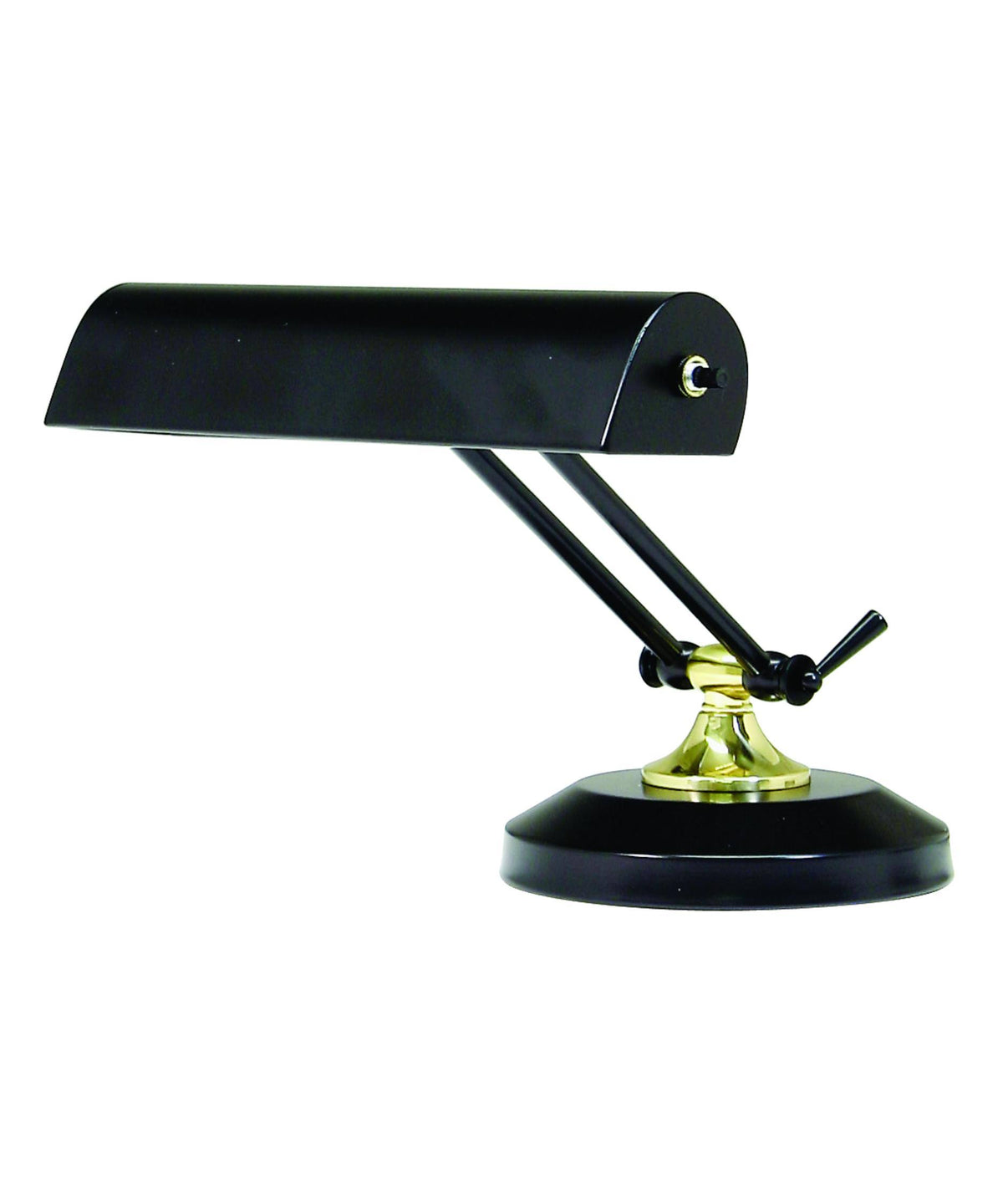 10" Black Polished Brass Piano Lamp K339