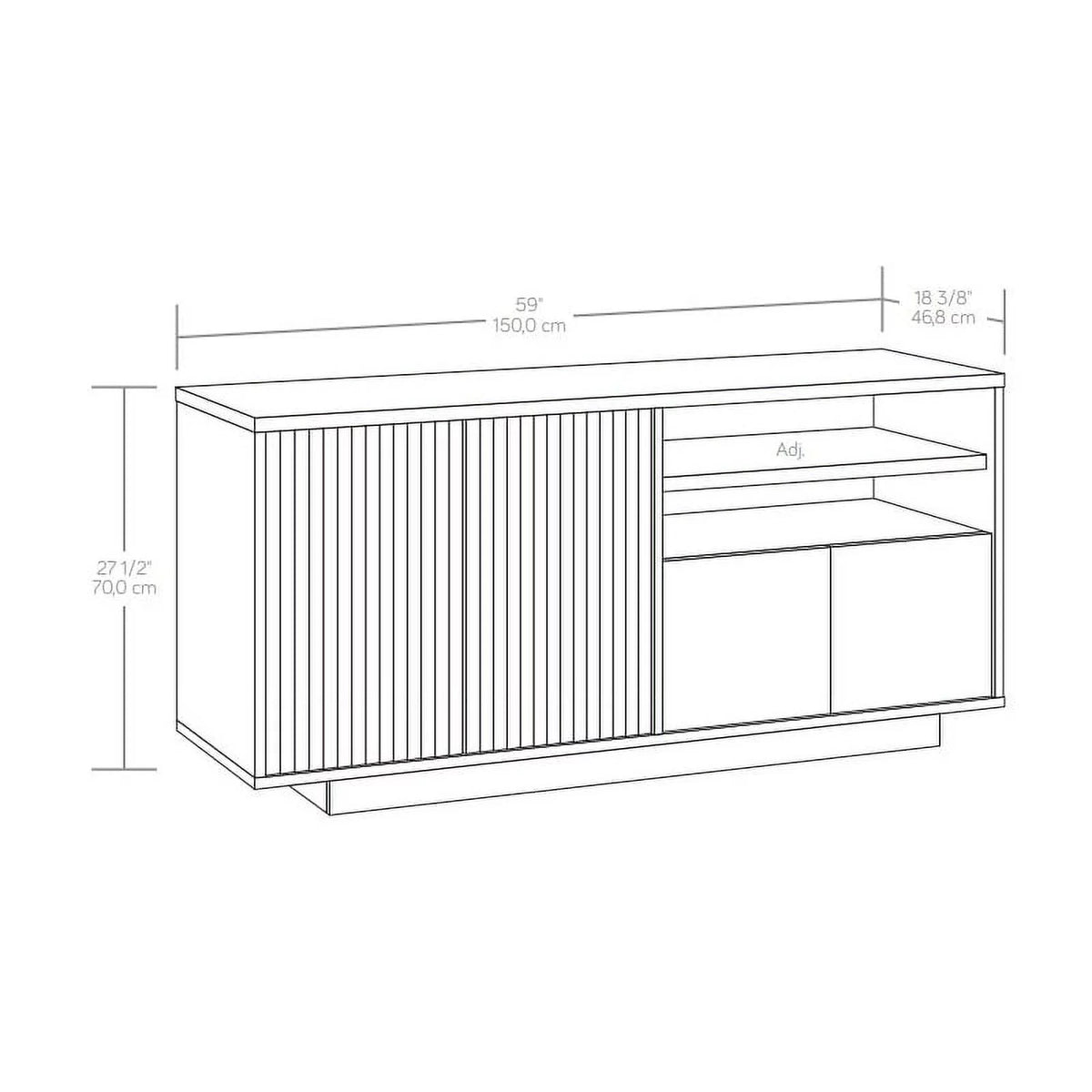 Modern Engineered Wood Credenza U12998