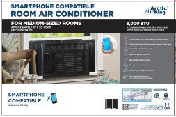 8,000 BTU Smart Window Air Conditioner K8919