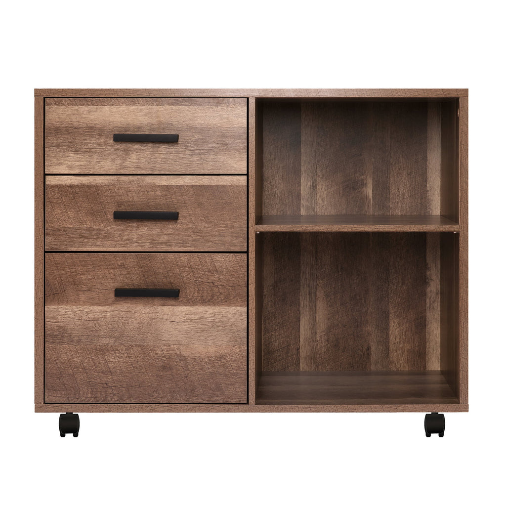 White 5 Drawer Storage Cabinet with Shelf C975327