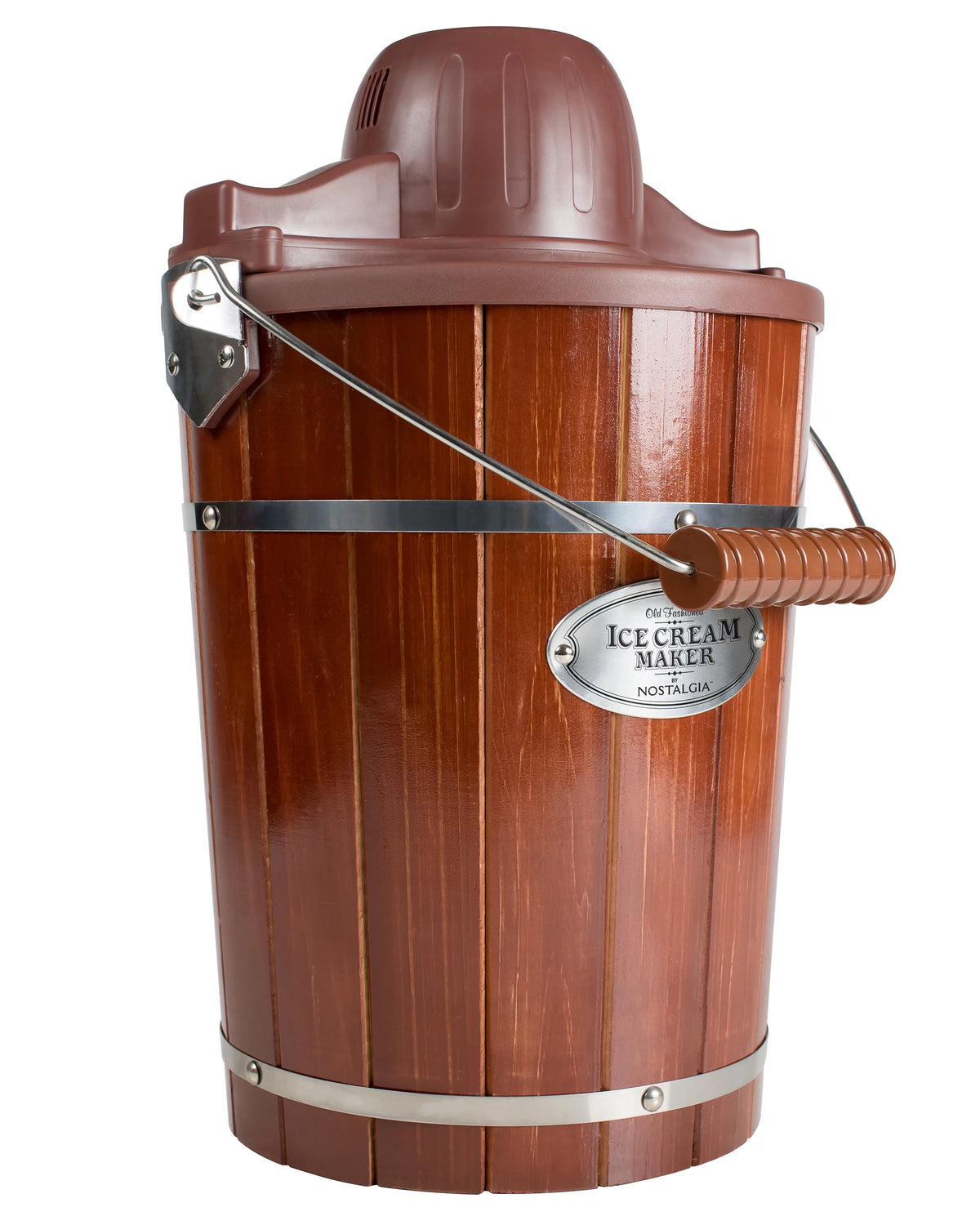 6-Quart Wood Bucket Ice Cream Maker Z33601