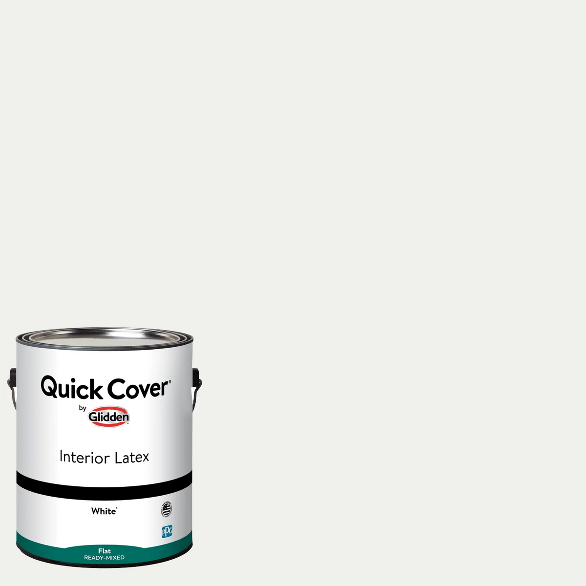 White Flat Interior Latex Paint 1 Gallon S72579