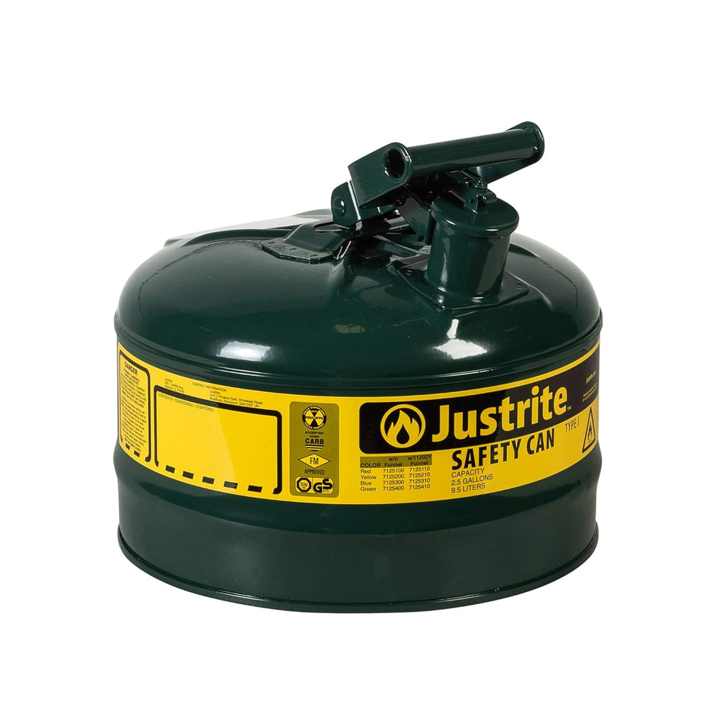 Galvanized Steel Flammables Safety Can 5 Gallon Red U381