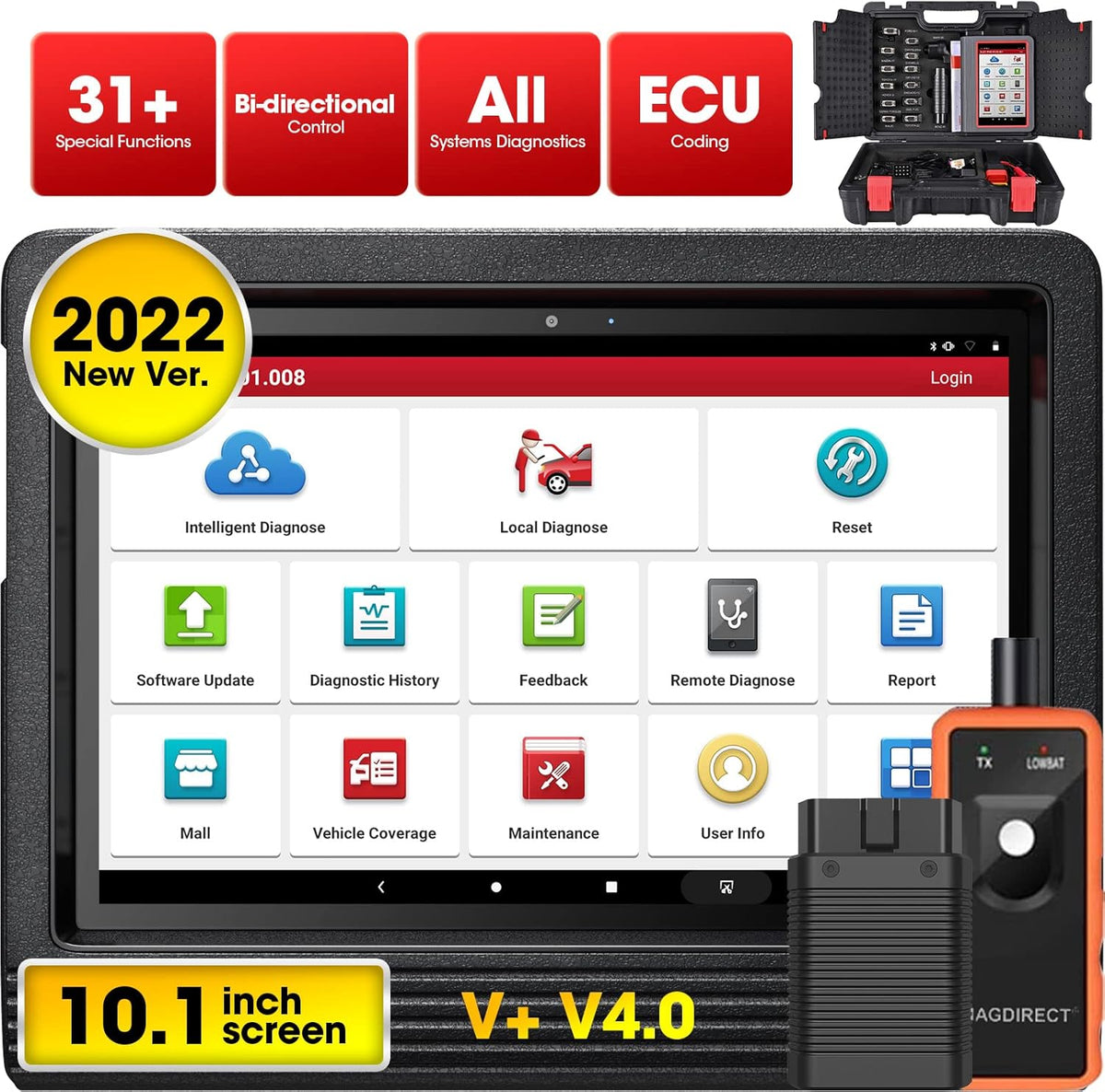 Bidirectional Full System Automotive Diagnostic Scanner S2655