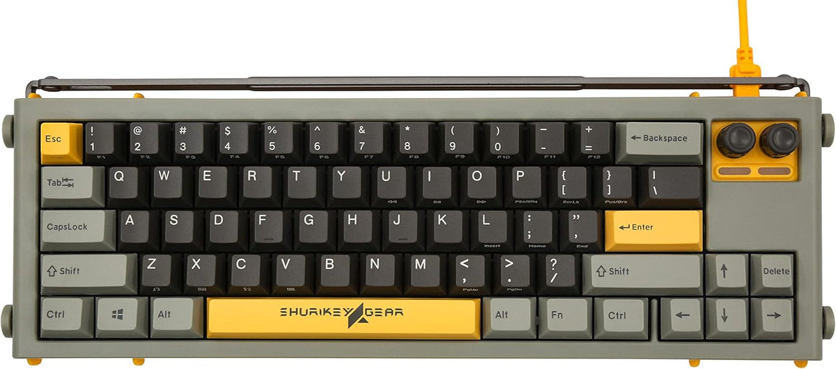 65% Mechanical Gaming Keyboard with Sakura Switch, White LED Backlit, Wireless and Bluetooth T719