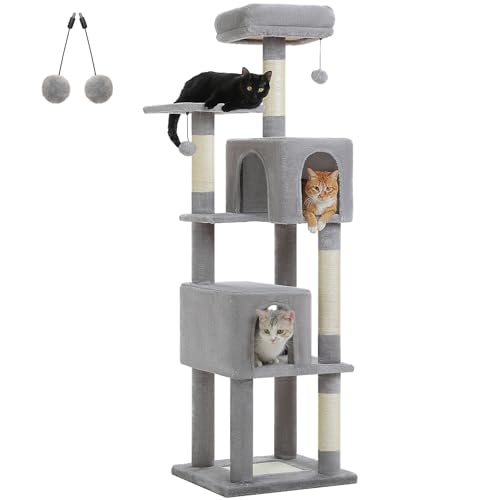 Pink 32” Small Cat Tree with Curved Perch C4549