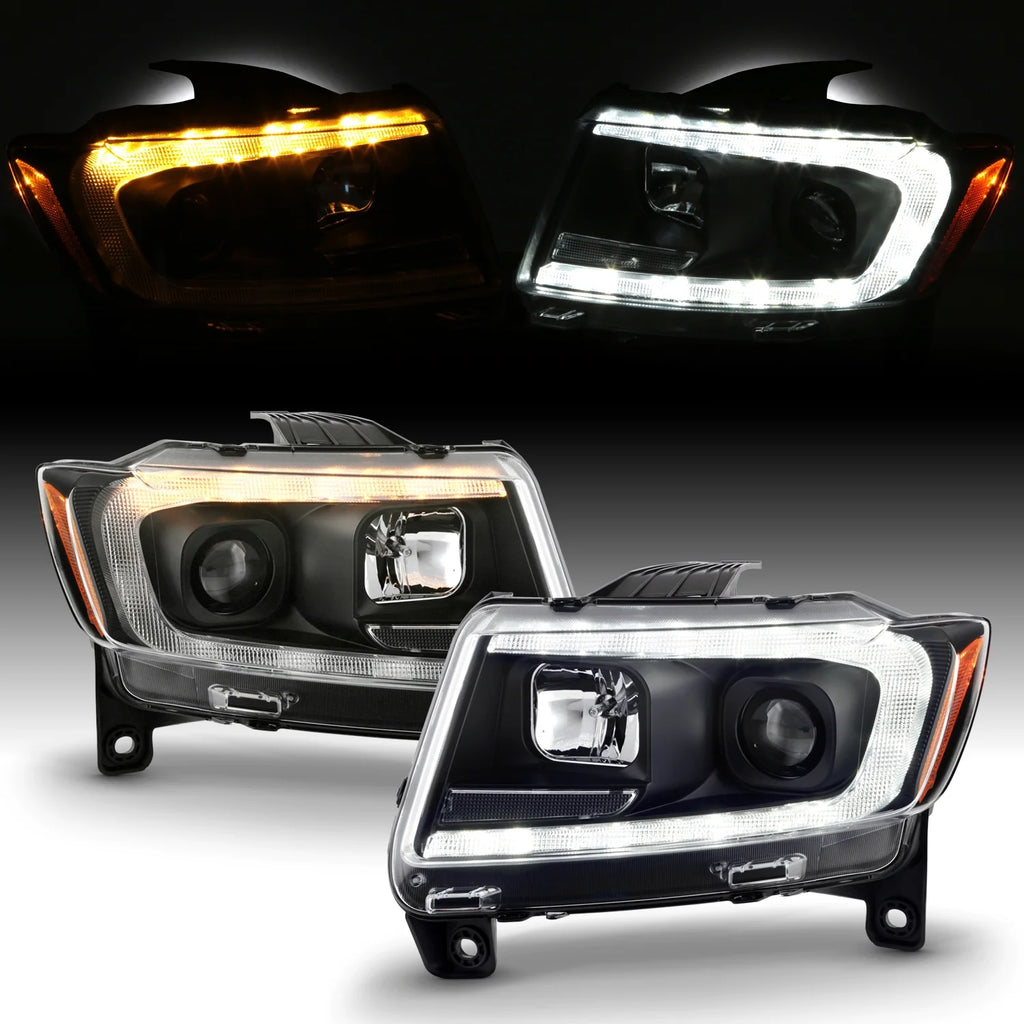 Black Projector Headlights Pair U133