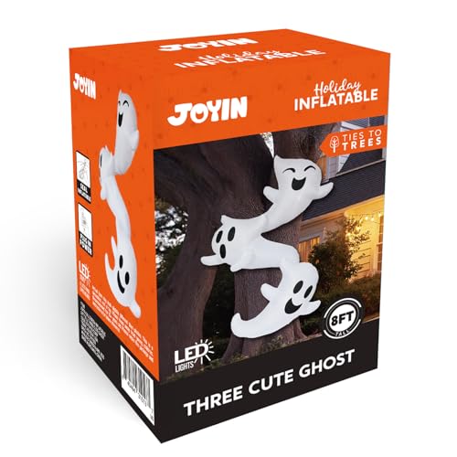 8ft Light Up Inflatable Ghosts J79546