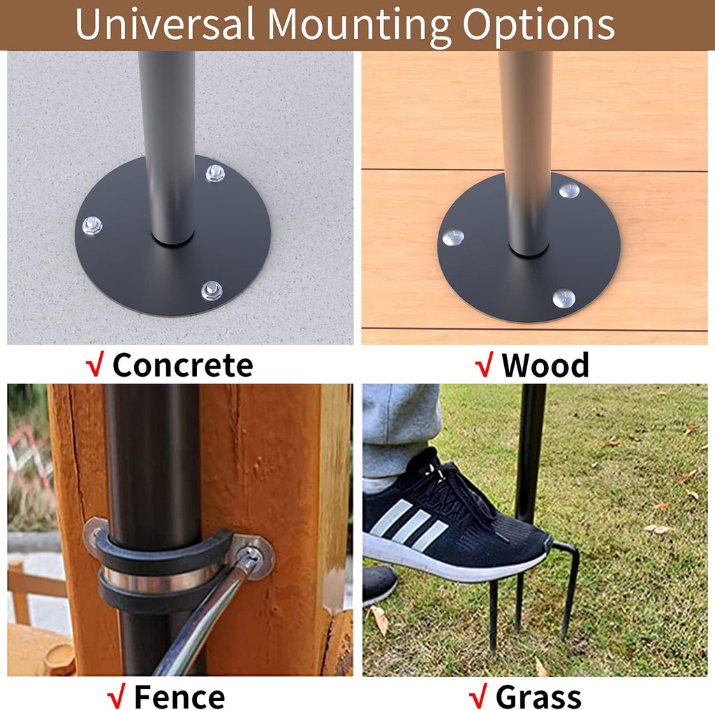 String Light Poles with Hooks 2PCS M850