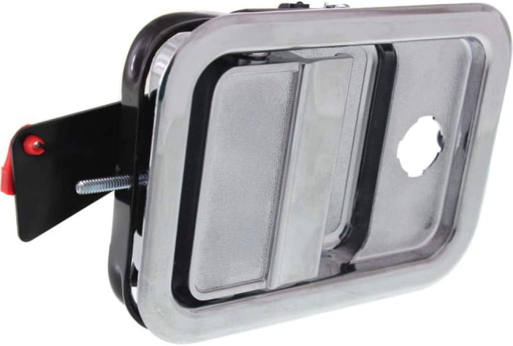 Exterior Door Handle Passenger Side Chrome with Key Hole R527