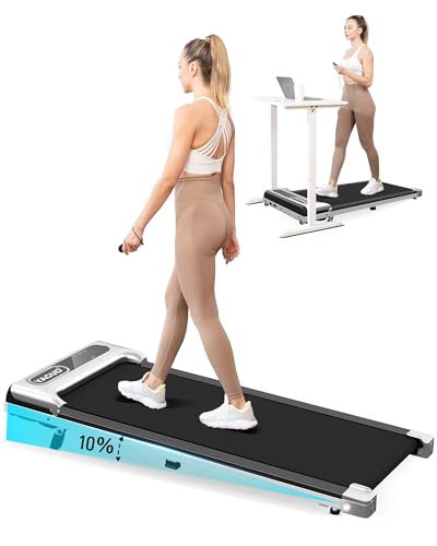 2.5 HP Portable Under Desk Treadmill with Remote Control and LED Display G6099