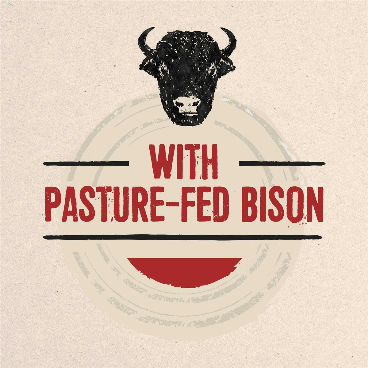 Natural Dog Treats Filled Chew With Pasture-Fed Bison T853
