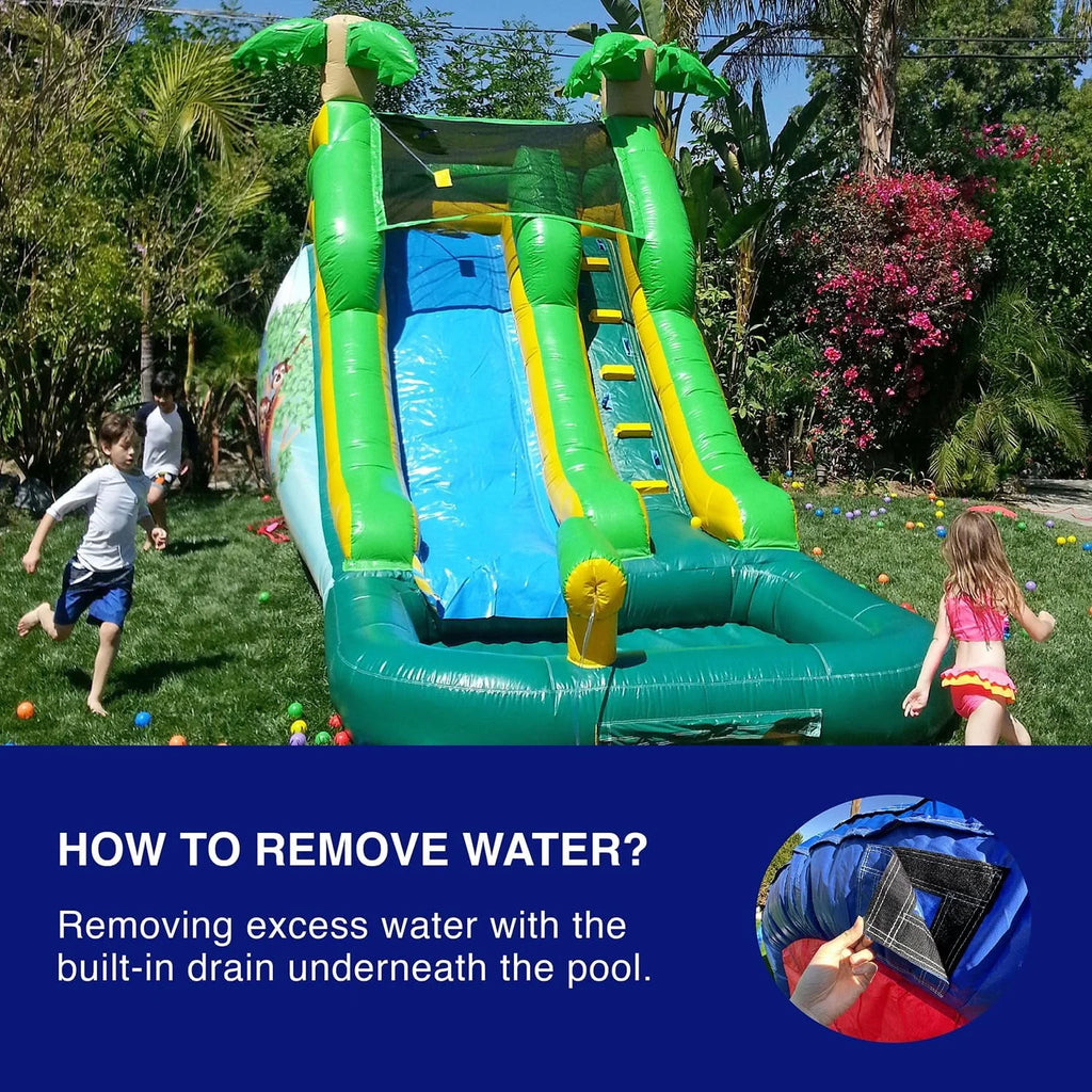 Inflatable Water Slide with Splash Pool U476957