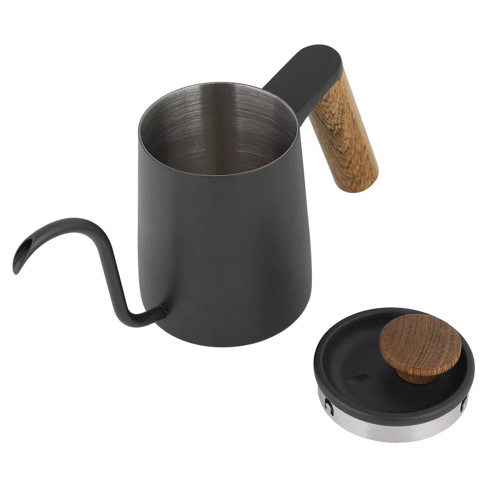 350ml Stainless Steel Gooseneck Drip Coffee Pot Q89419