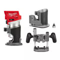 18V Lithium-Ion Brushless Cordless Compact Router with Offset Base & Plunge Base N6677