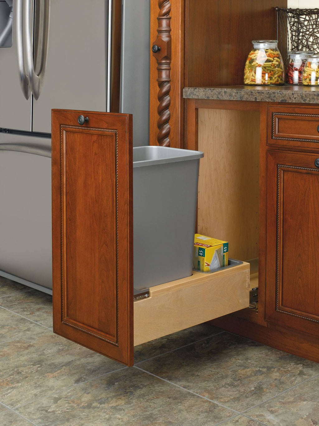 12.5 Gallon Pull-Out Bottom Mount Waste Container S35978