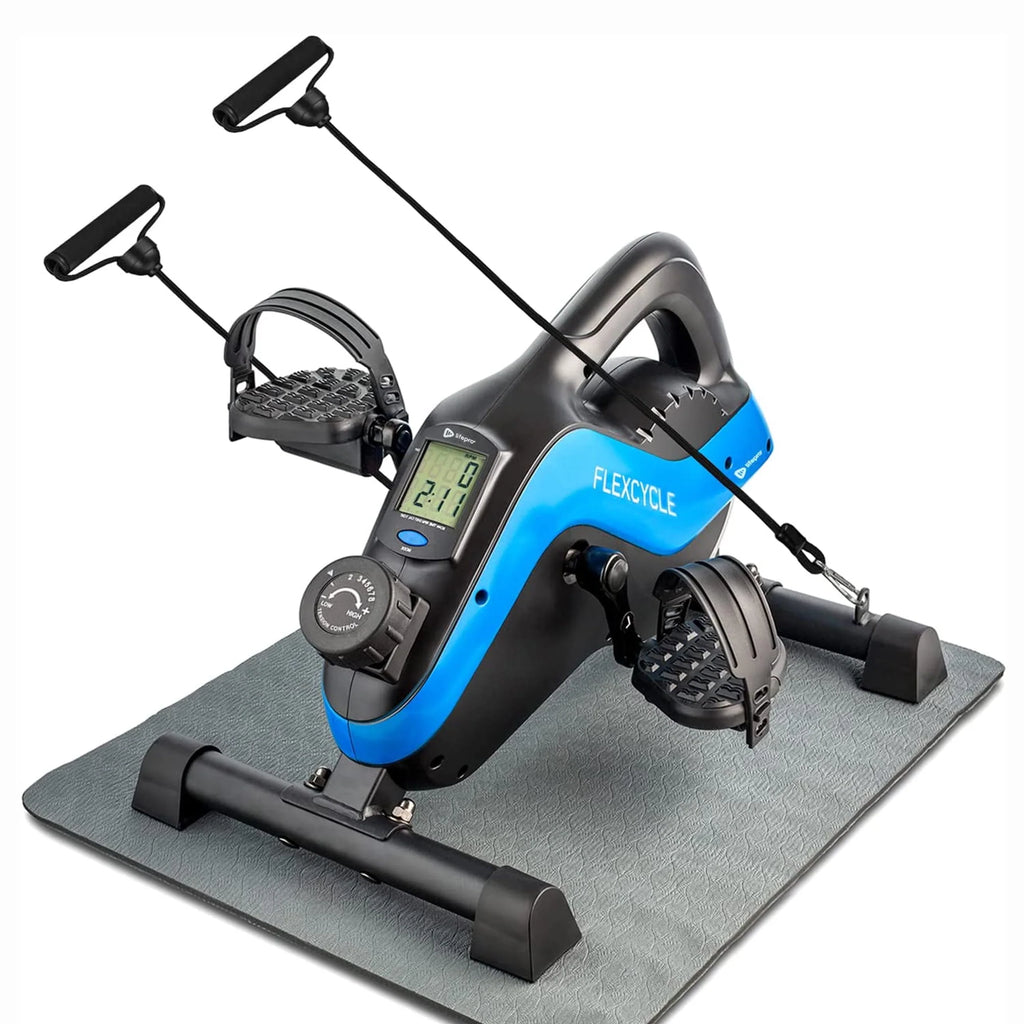 Blue Stationary Bike Pedal Exerciser F381
