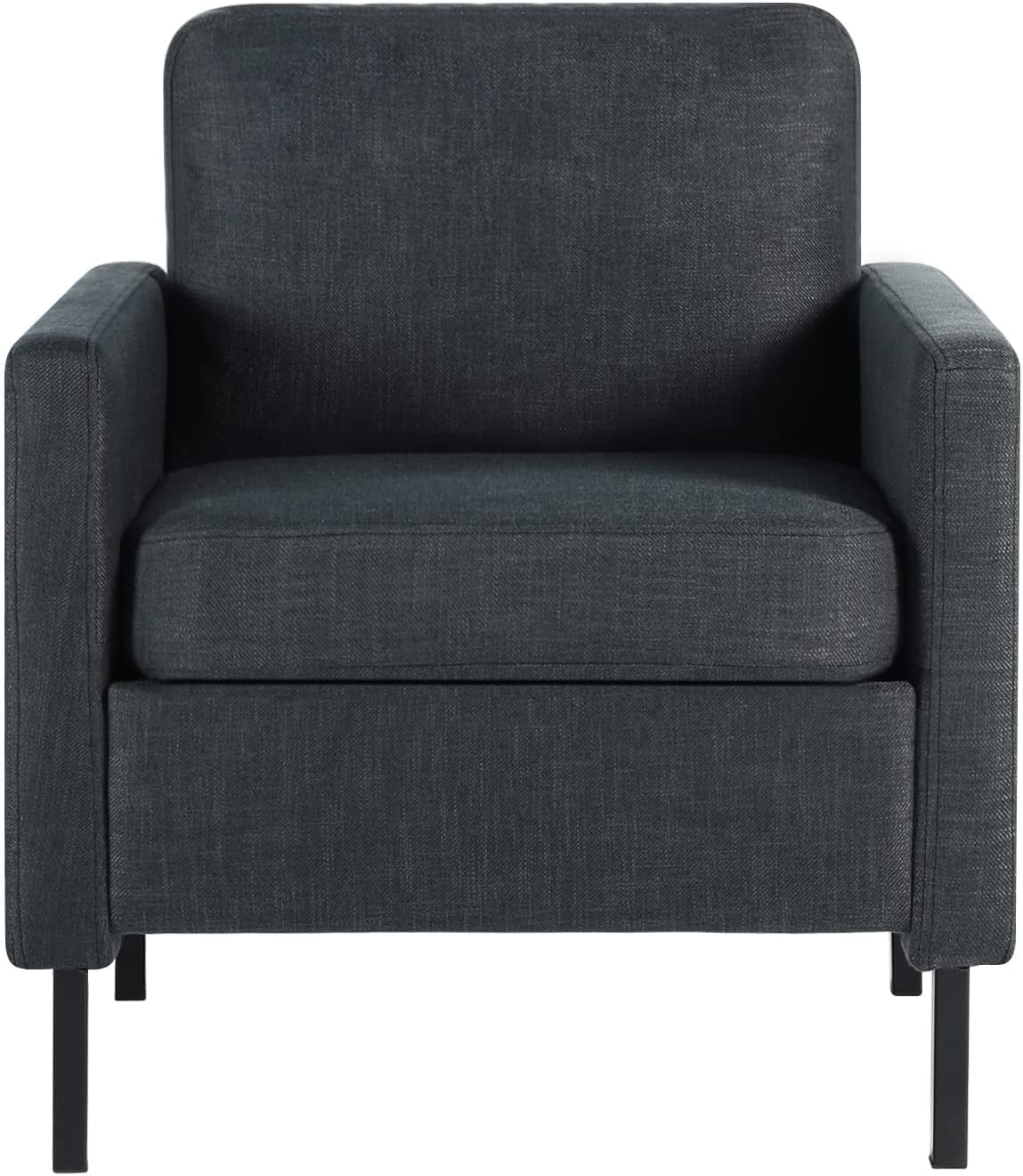 Dark Gray Upholstered Accent Chair E89599