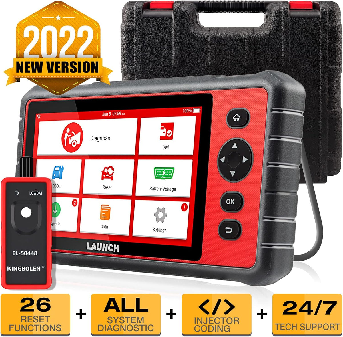 OBD2 Scanner Car Diagnostic Scan Tool I650