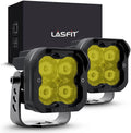 Yellow 3 inch 2pcs 18W 3700K LED Pod Lights P982