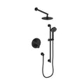Matte Black Thermostatic Shower System J378919