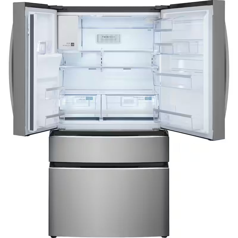 21.5 cu. ft. 4-Door French Door Counter-Depth Refrigerator in Stainless Steel G661