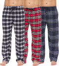 Cotton Blend Plaid Pajama Pants 3 Pack P6998