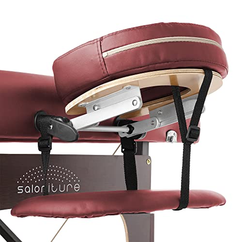 Lightweight Bi-Fold Memory Foam Massage Table with Carrying Case A5266