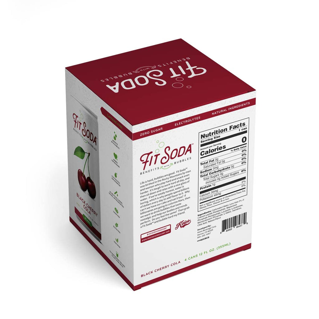 Black Cherry Cola 0 Calorie Soft Drink 24 Pack M91518