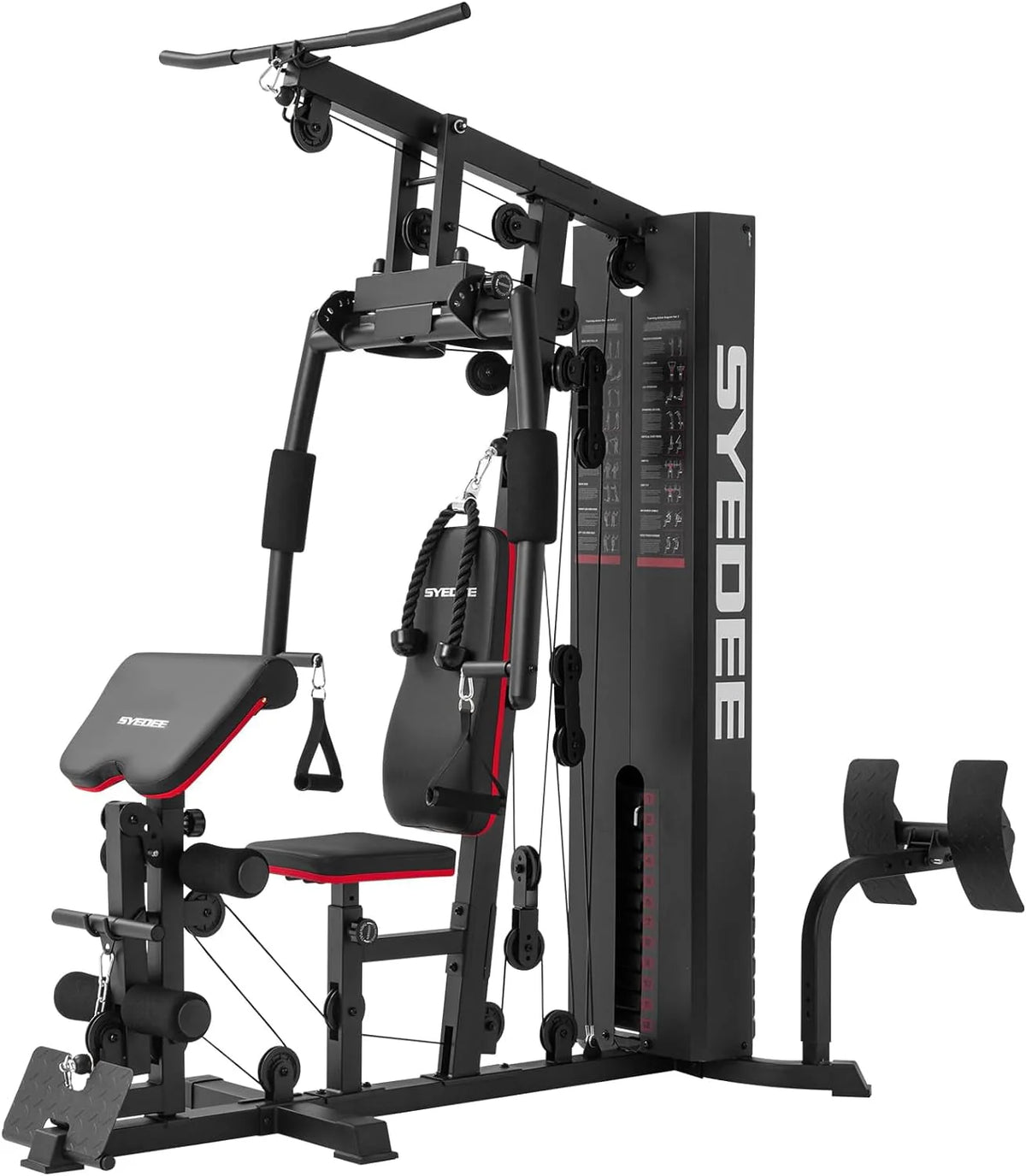 Home Gym Station with 150LBS Weight Stack M376