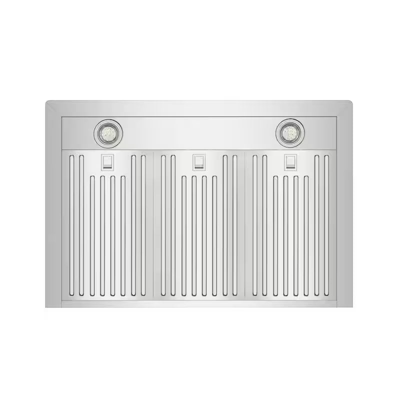 36 in. 380 CFM Ducted Wall Mount Range Hood with Light in Stainless Steel X27086