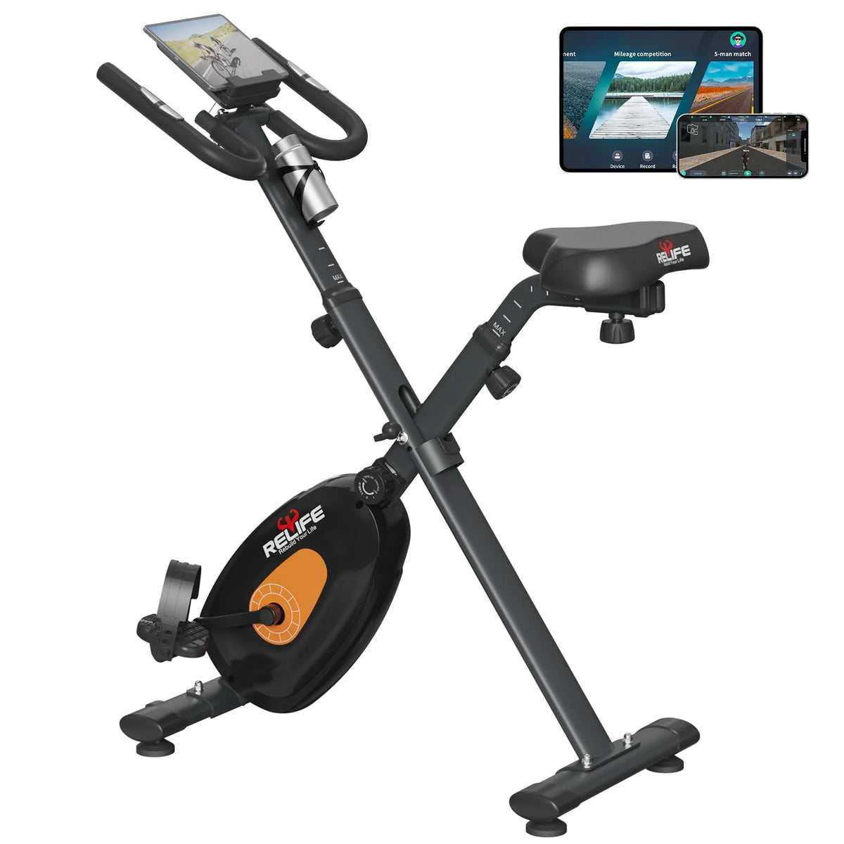 Upright Foldable Stationary Bike I62746