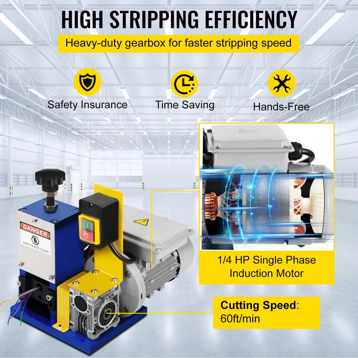 Automatic Electric Wire Stripping Machine T786