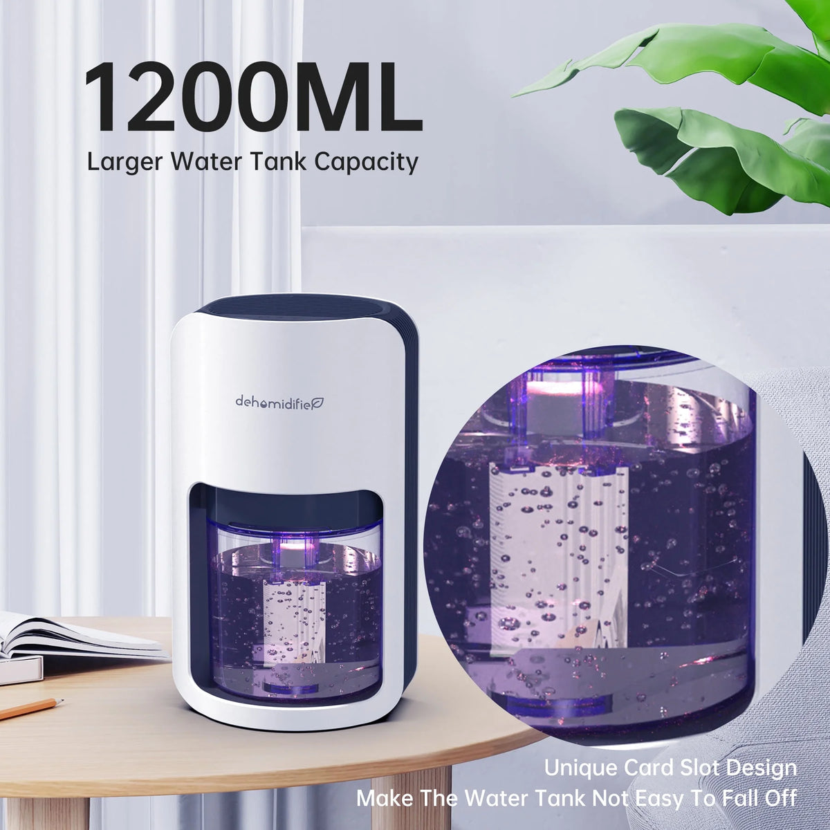 1200ML Portable Quiet Dehumidifier G9482