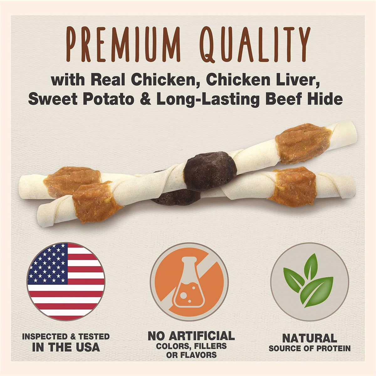 Rawhide Dog Treats S43245