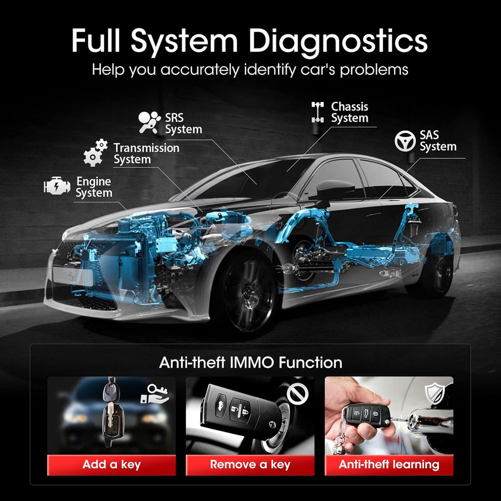 Bidirectional Full System Automotive Diagnostic Scanner S2655